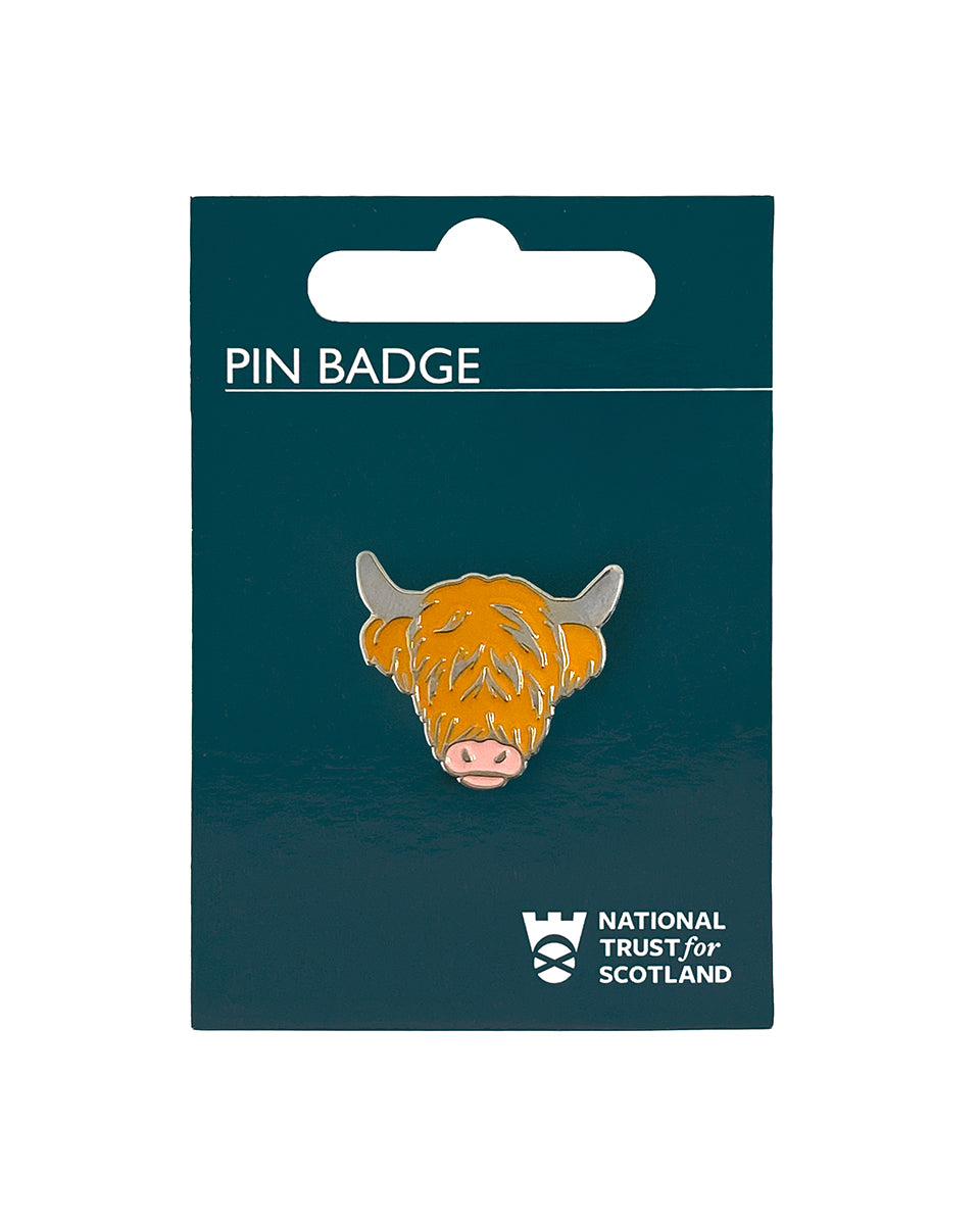 Highland Cow Pin Badge