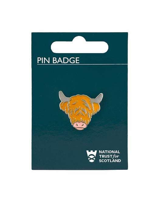 Highland Cow Pin Badge