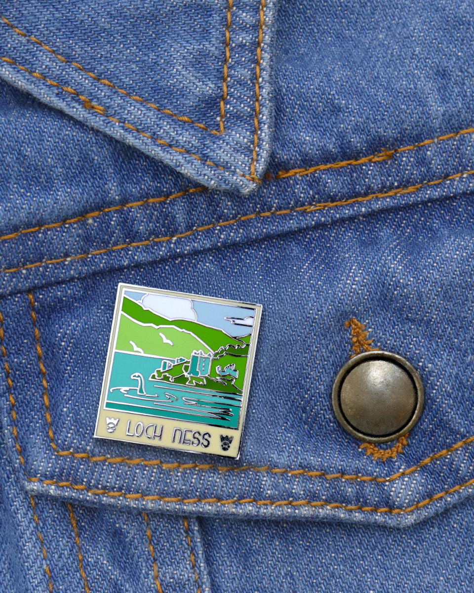 Loch Ness Monster Pin Badge