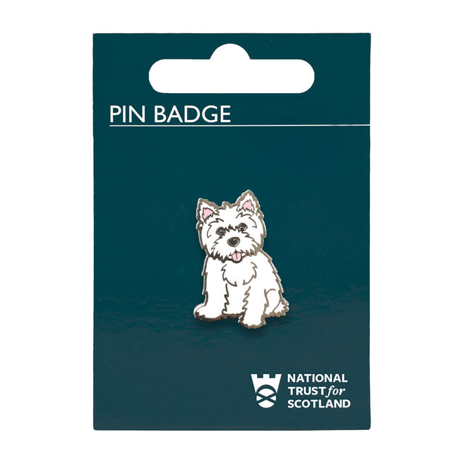 West Highland Terrier 'Westie' Pin Badge – National Trust for Scotland