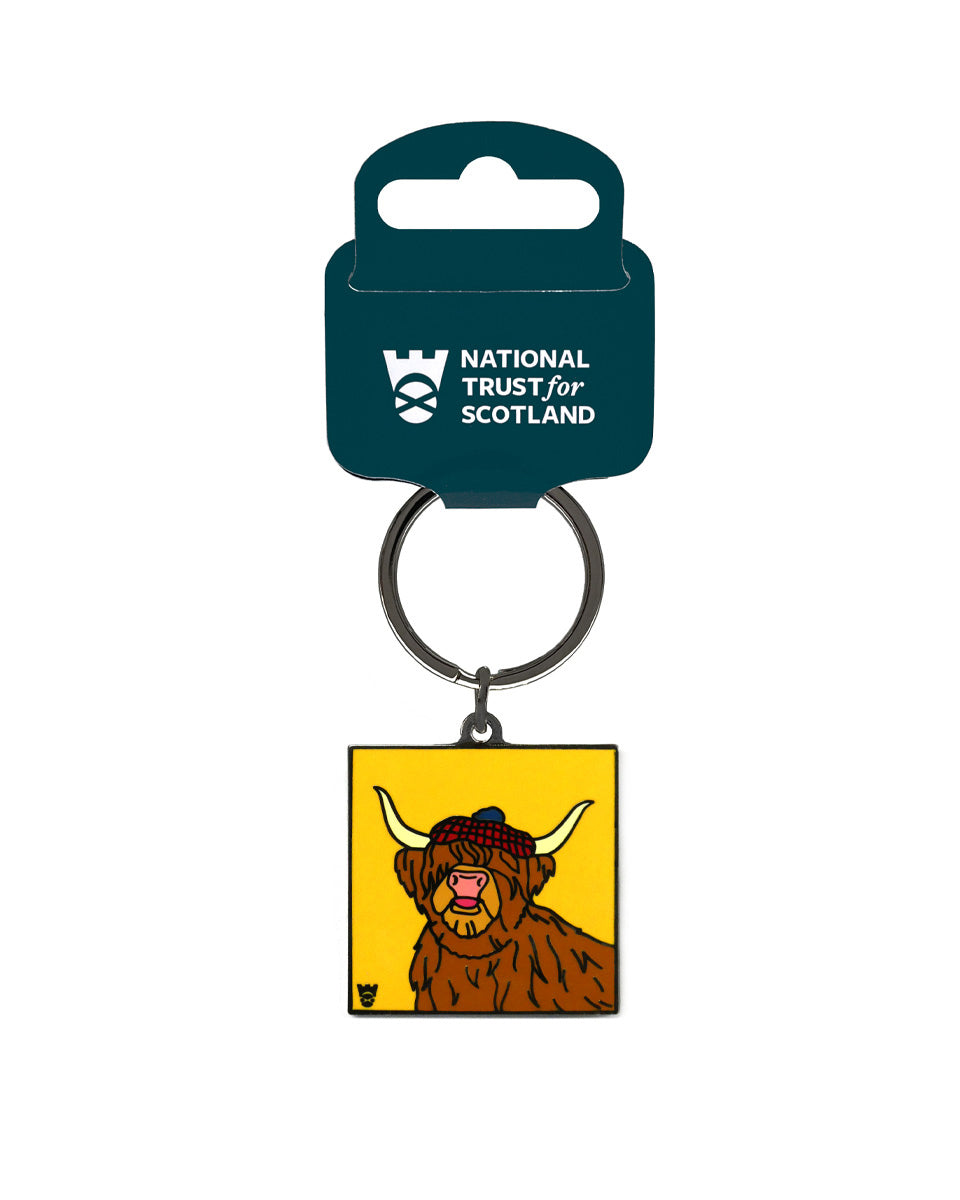 Dougal the Highland Cow Keyring