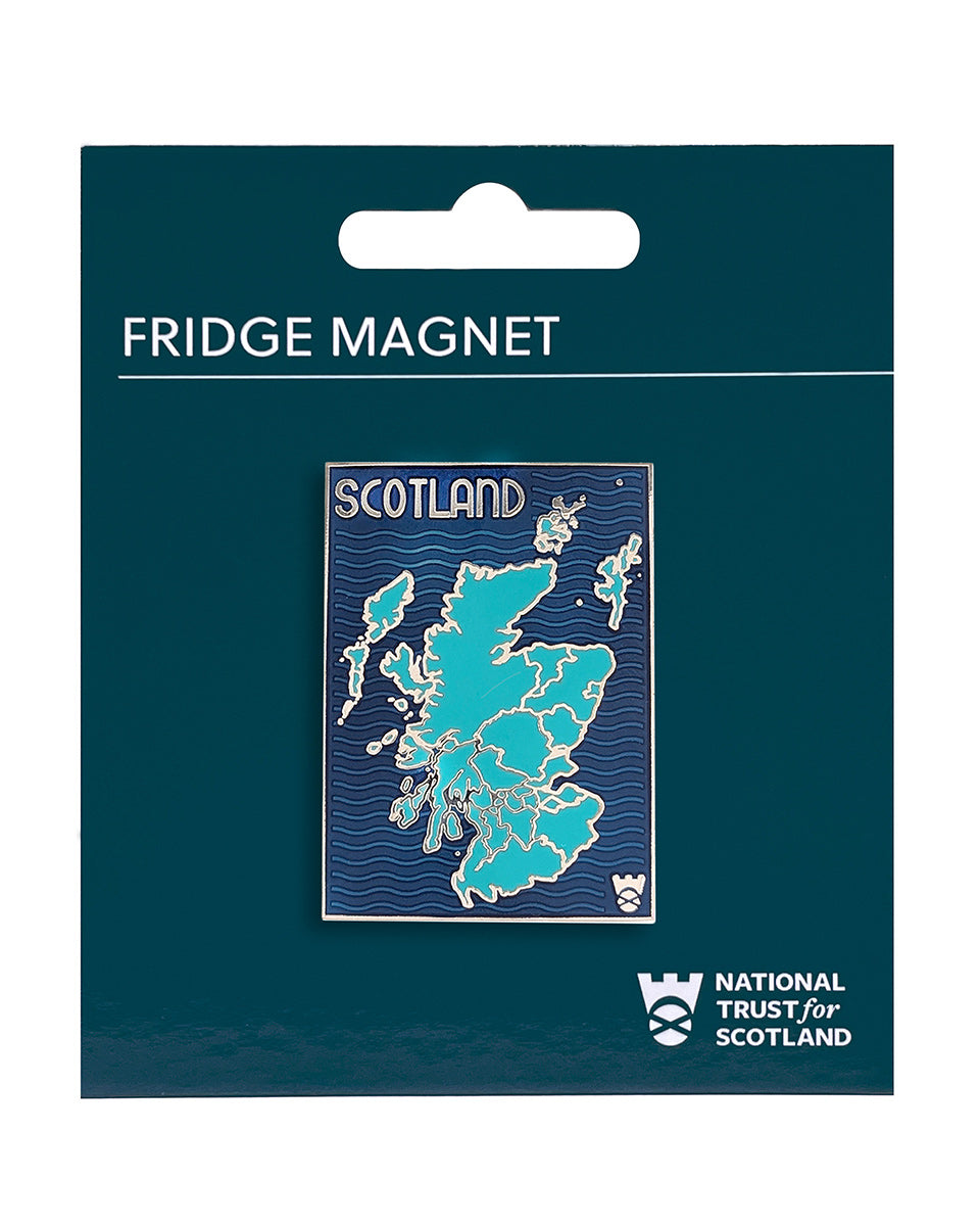 Scotland Map Fridge Magnet