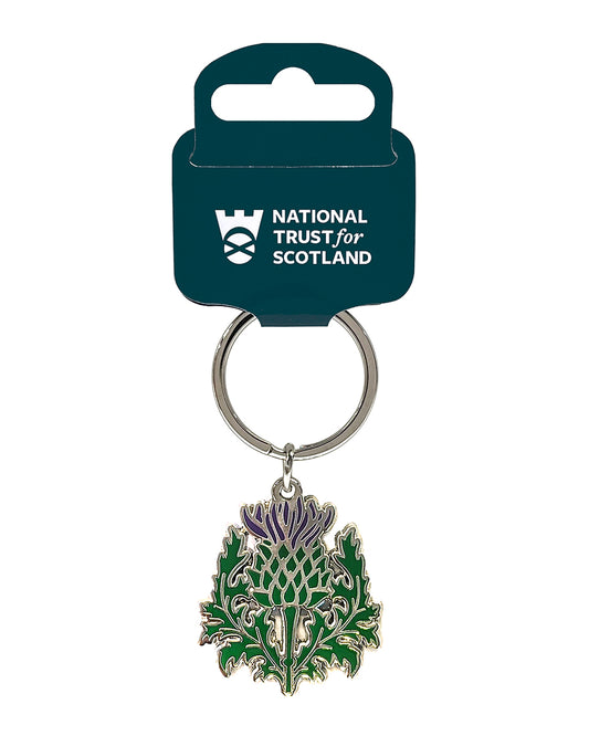 Scotland Thistle Keyring