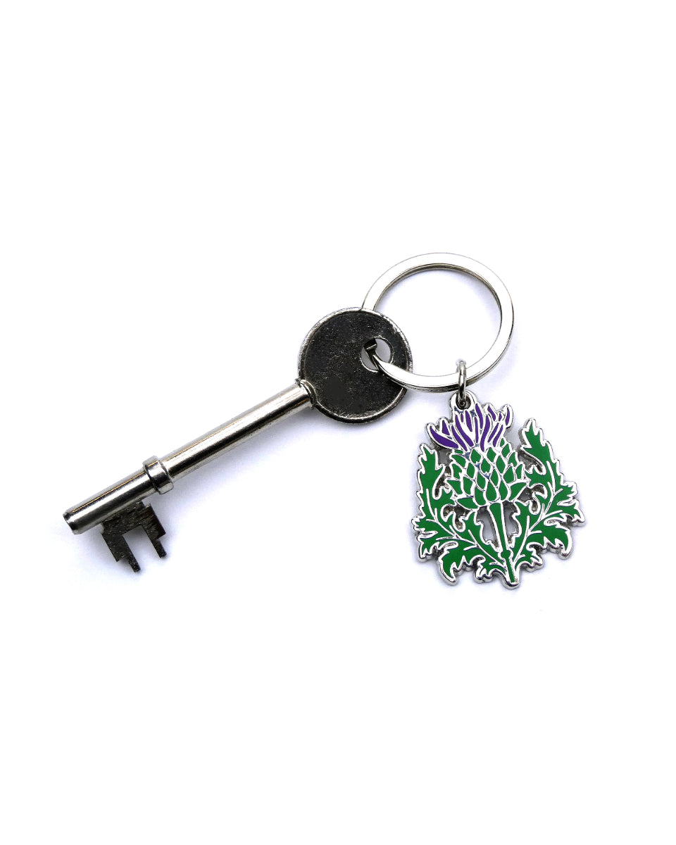 Scotland Thistle Keyring