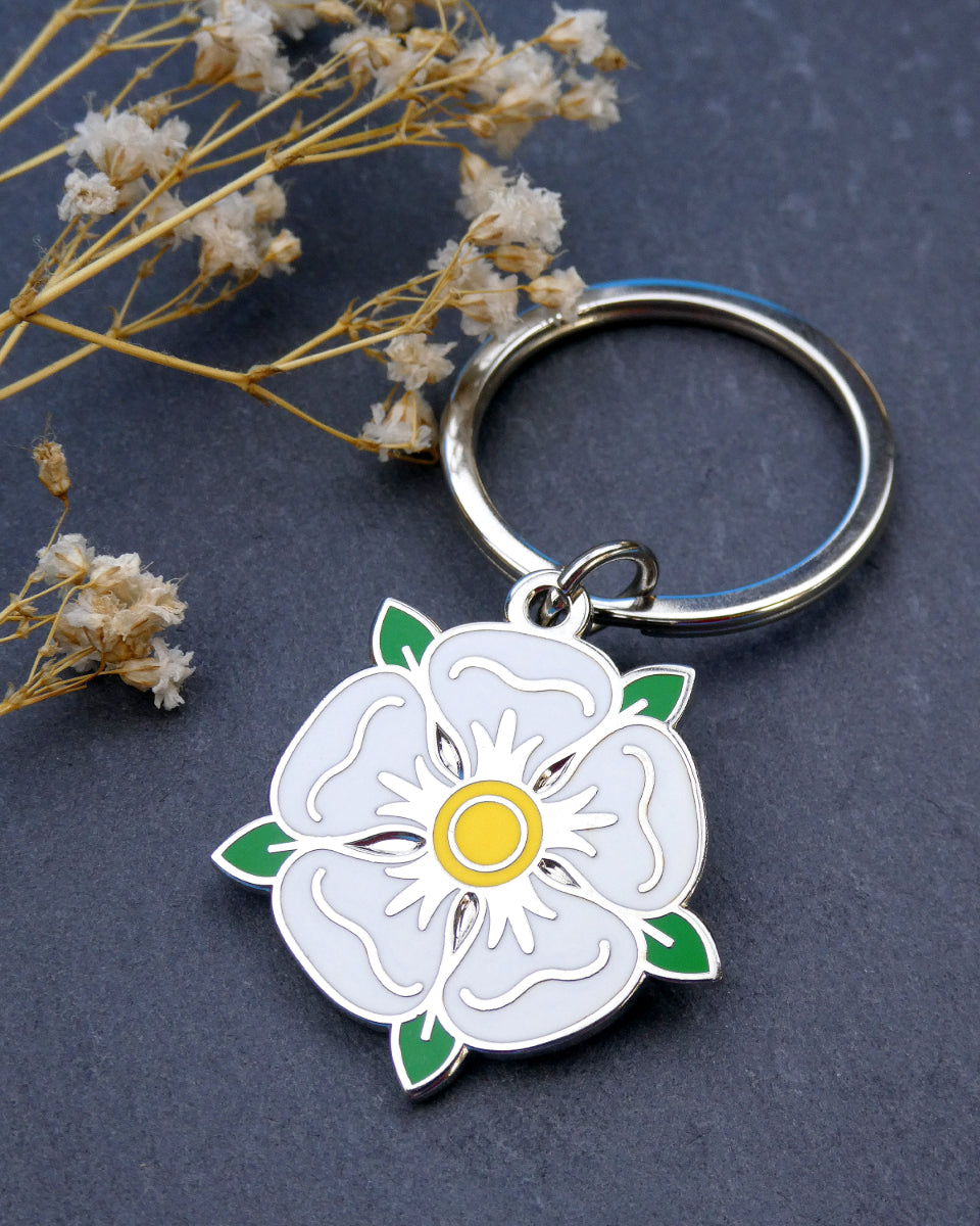 Jacobite Rose Keyring