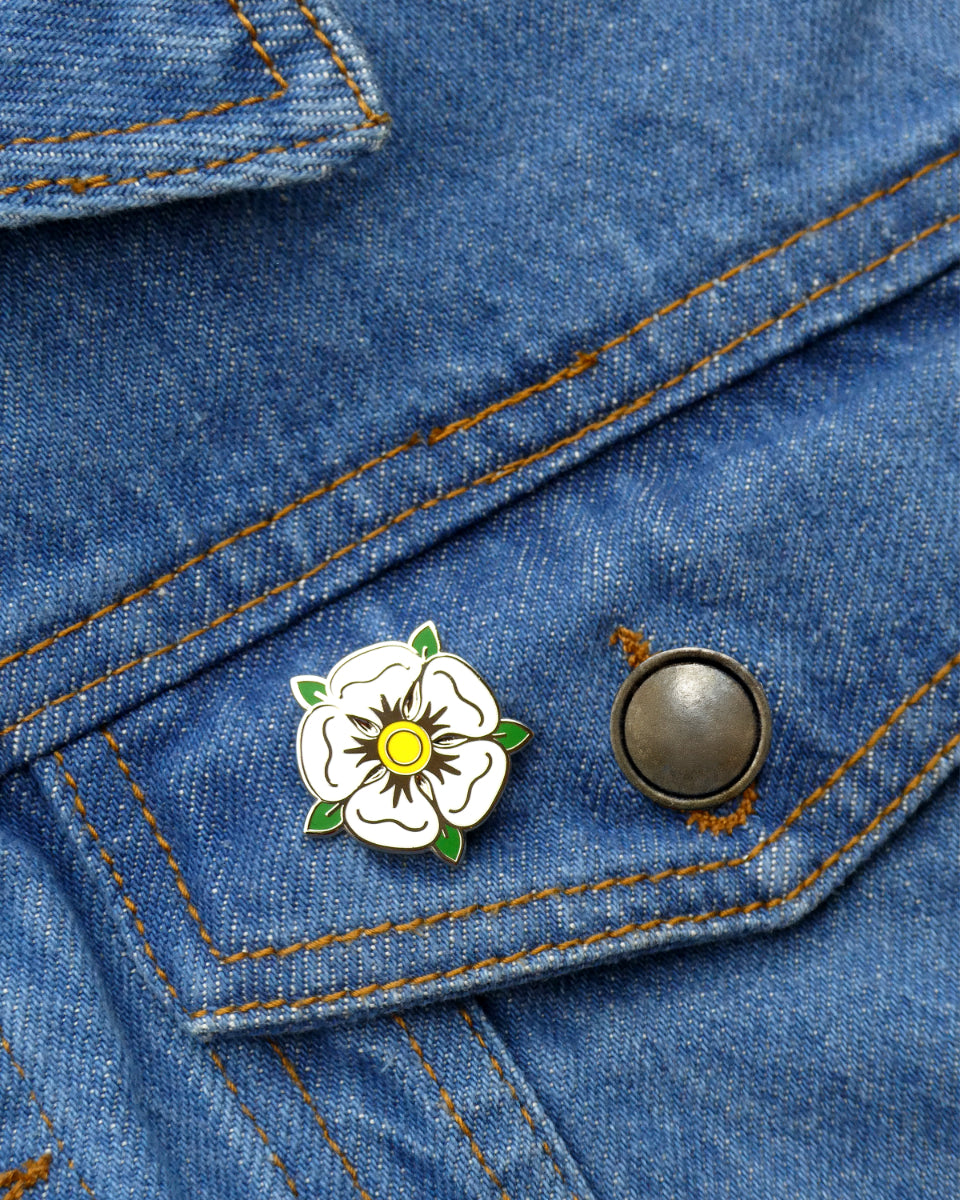 Jacobite Rose Pin Badge