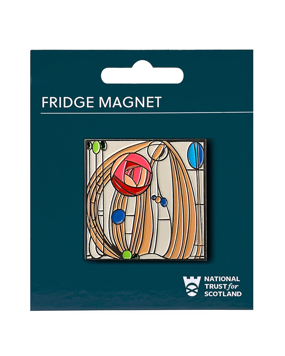 Charles Rennie Mackintosh Rose Fridge Magnet