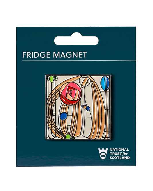 Charles Rennie Mackintosh Rose Fridge Magnet