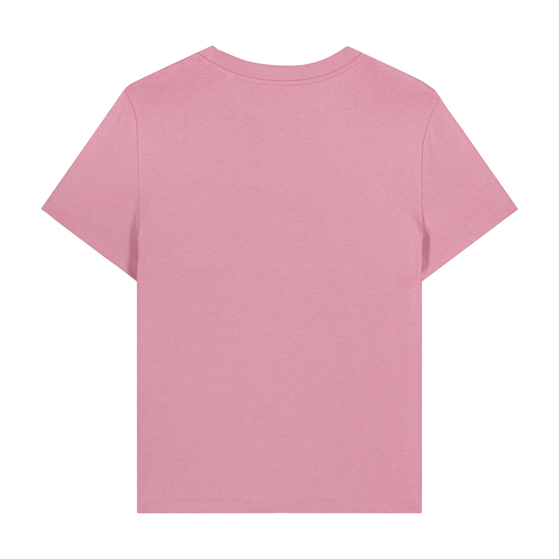 Pink t-shirt on a white background