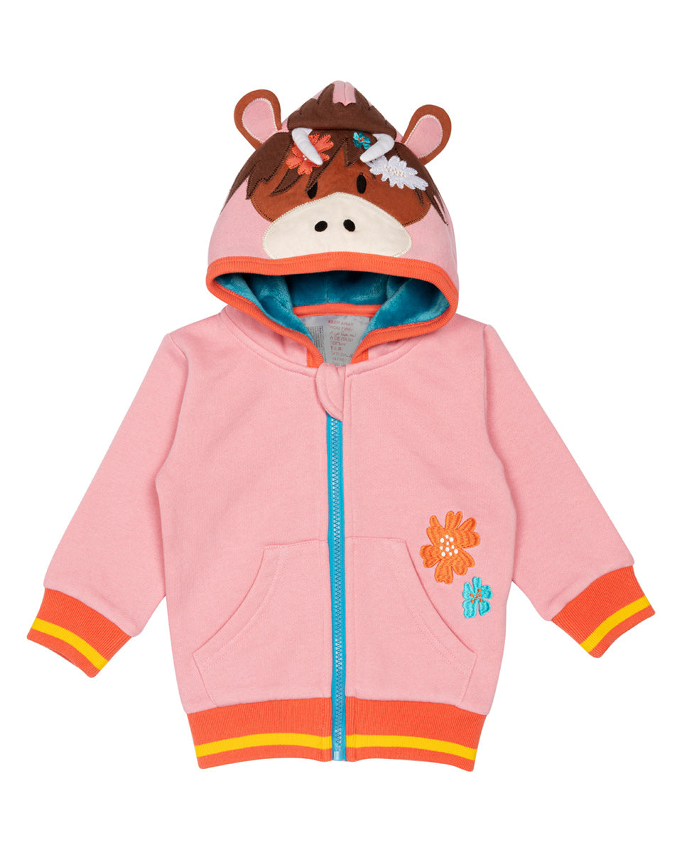 Bonnie Highland Cow Hoodie - Blade & Rose