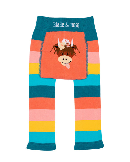 Bonnie Highland Cow Leggings - Blade & Rose