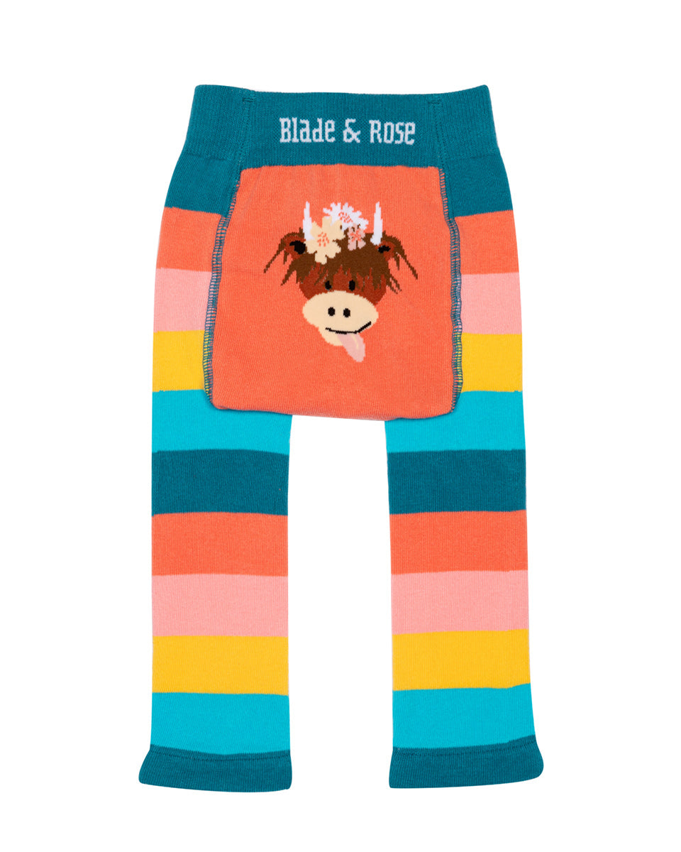 Bonnie Highland Cow Leggings - Blade & Rose