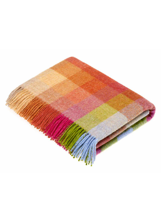 Harlequin Throws - Sunshine Orange