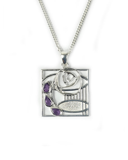 Sterling Silver Mackintosh Clyde Necklace - Cairn  Jewellery