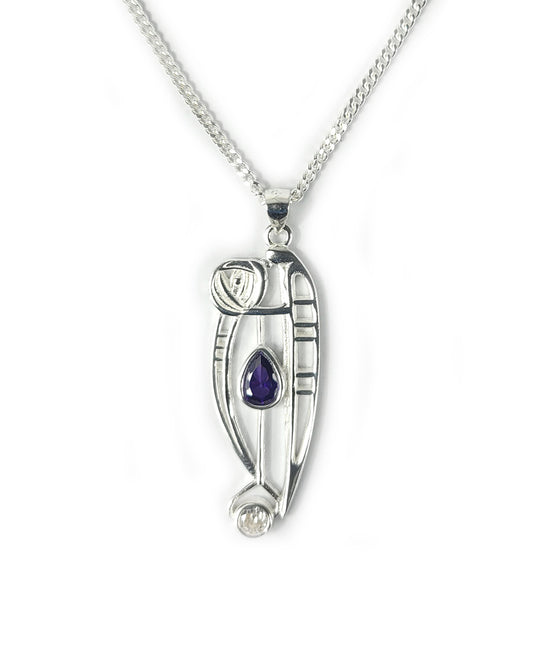 Sterling Silver Mackintosh Catherine Necklace - Cairn Jewellery