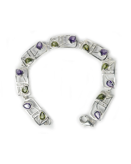 Sterling Silver Mackintosh Dern Bracelet - Cairn Jewellery