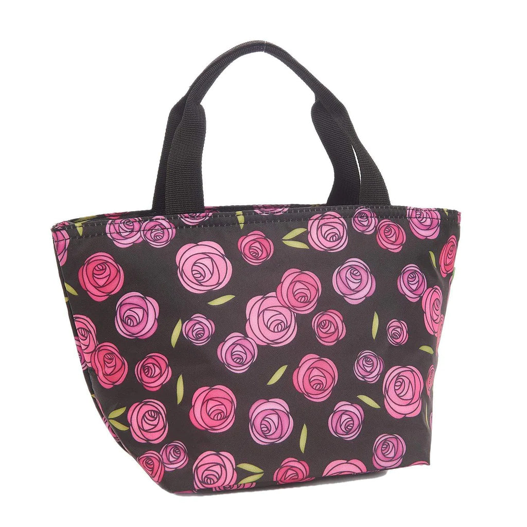 Eco Chic Lightweight Foldable Lunch Bag Featuring The Mackintosh Rose