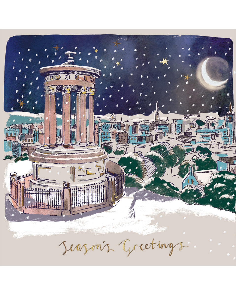 Edinburgh Christmas Cards Pack of 8