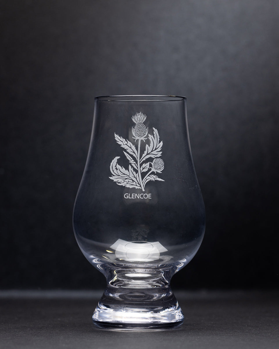 Glencairn Crystal Whisky Glass - Glencoe Thistle