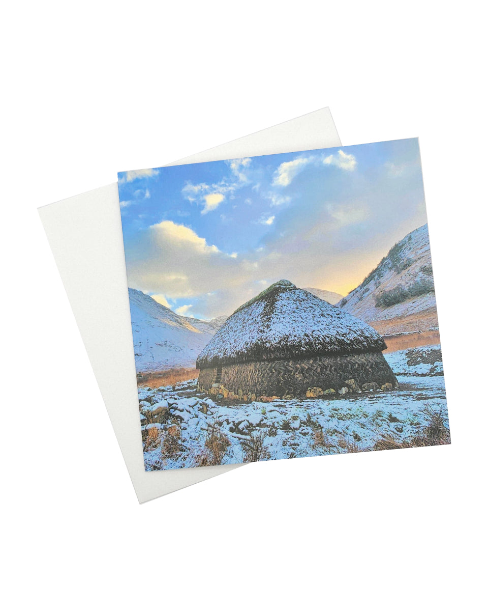 Glencoe Turf House Christmas Cards Pack of 8