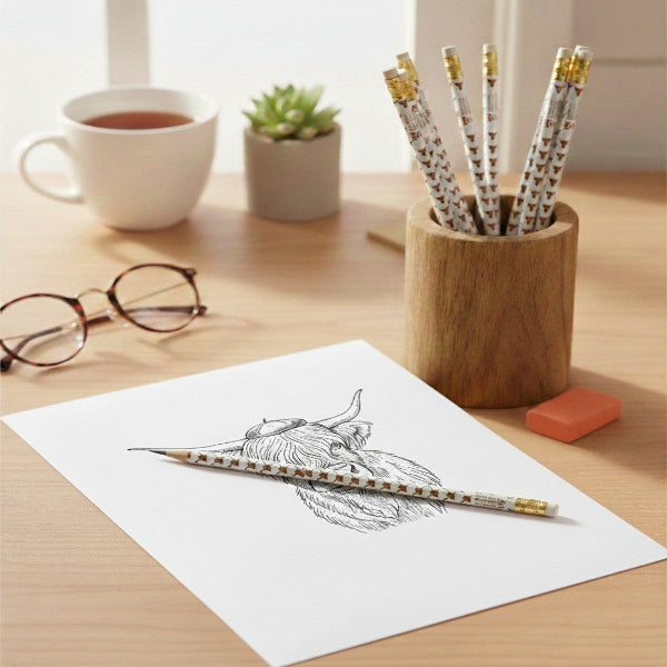 Eco Highland Cow Pencils