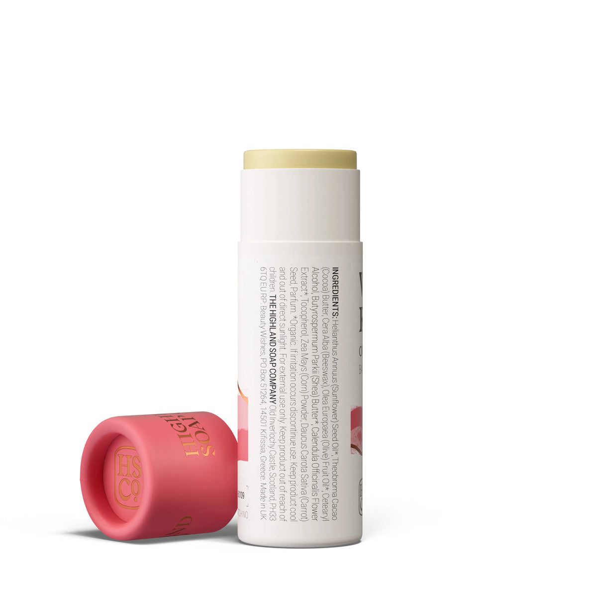 Wild Scottish Raspberry Organic Lip Balm 12ml