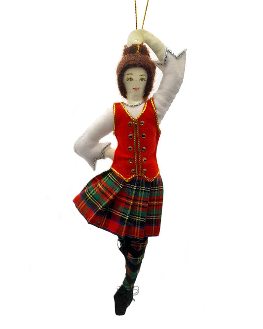 Highland Dancer Christmas Decoration