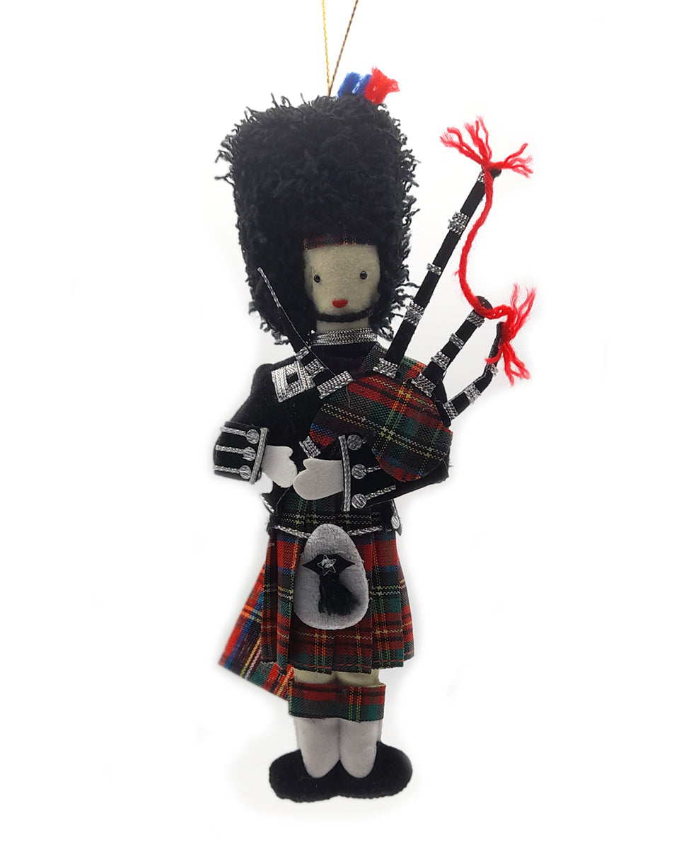 Highland Piper Christmas Decoration