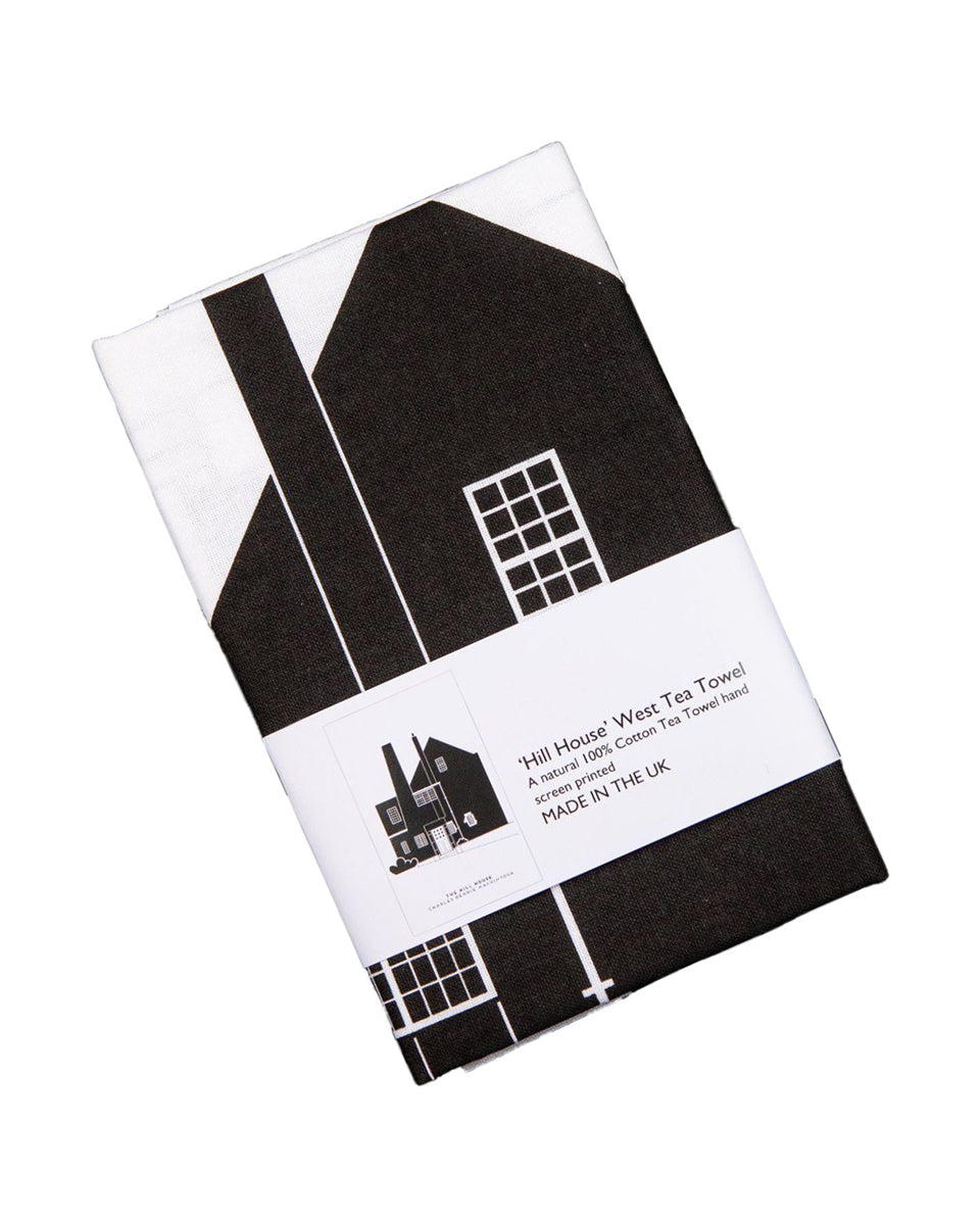 Hill House West Elevation Tea Towel