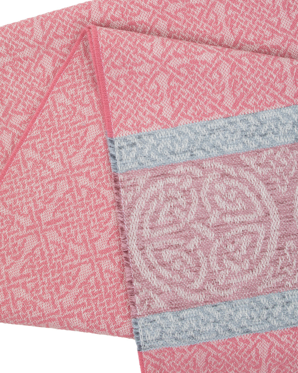 Ice Pink Celtic Scarf