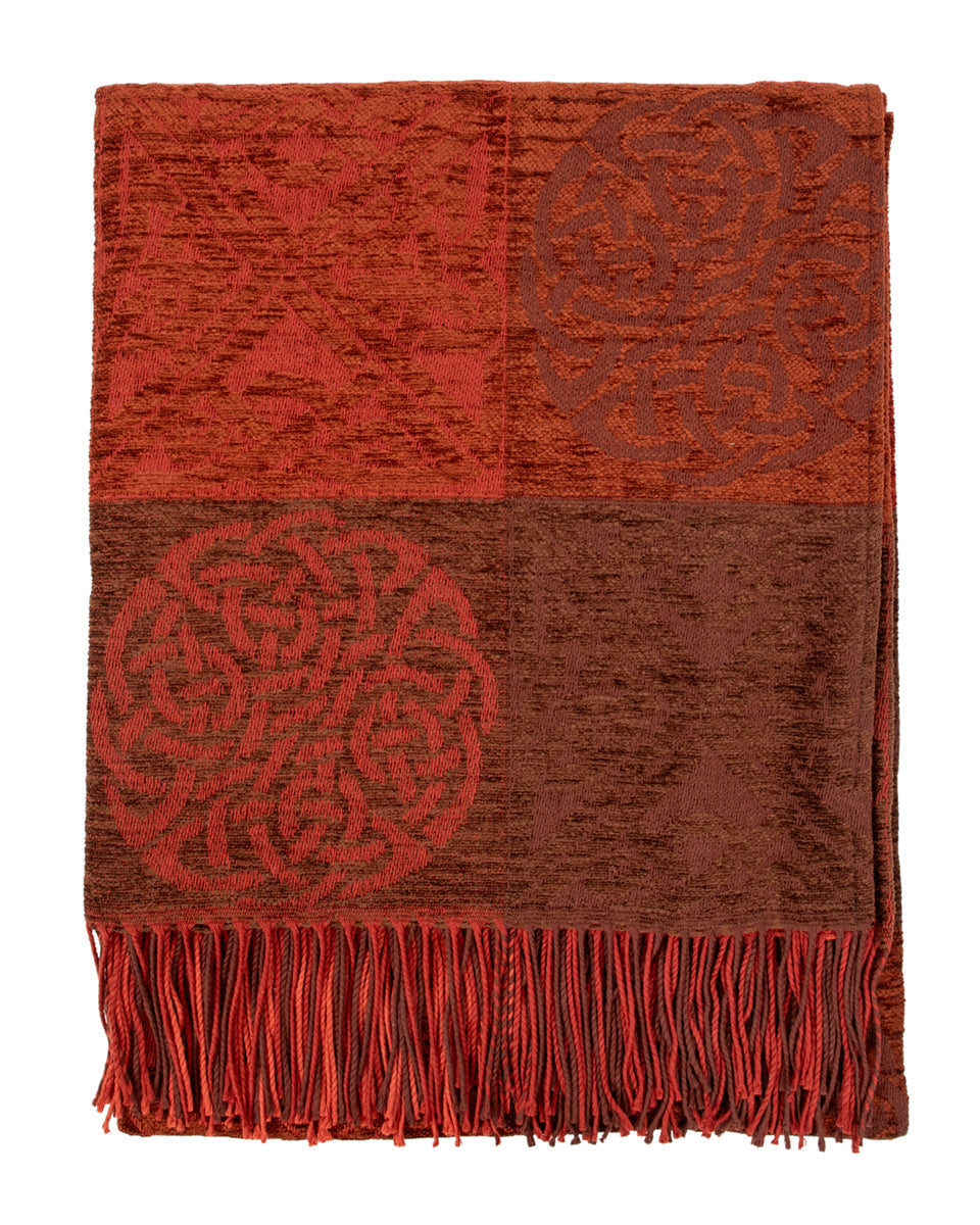 Celtic Ruana Wrap in Russet