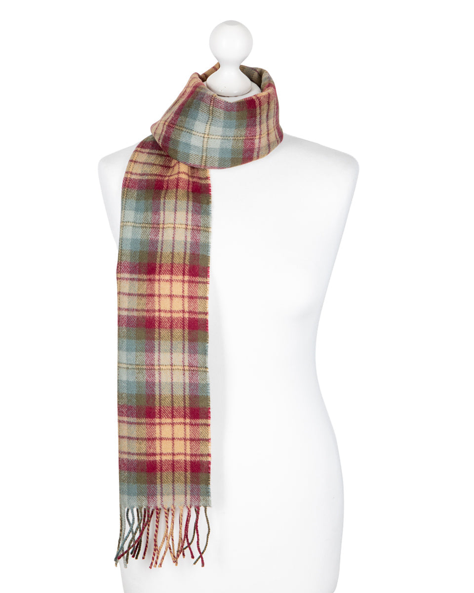 Bowhill Auld Scotland Tartan Lambswool Scarf