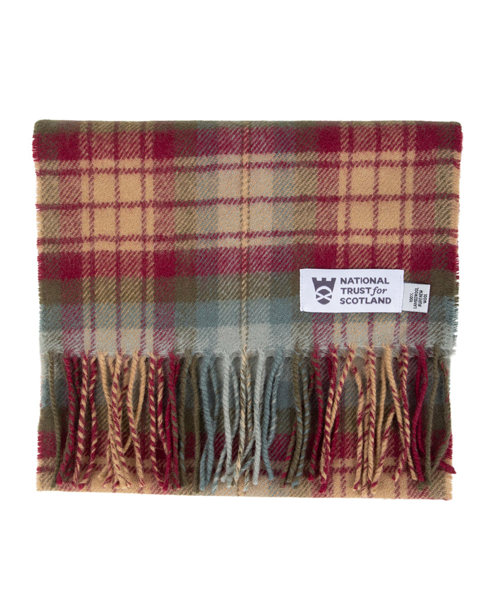 Bowhill Auld Scotland Tartan Lambswool Scarf