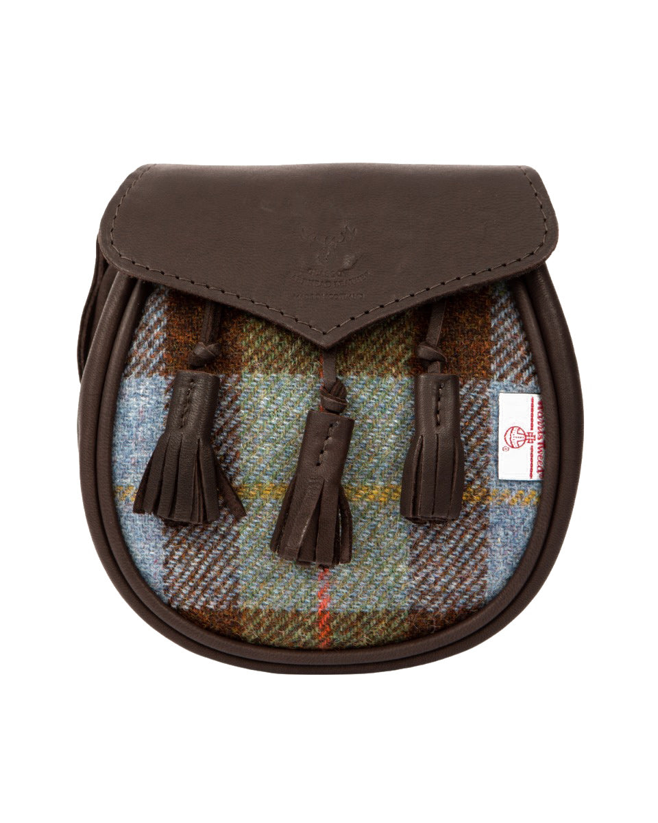 Hunting Macleod Harris Tweed & Deerskin Leather Sporran Cross Body Bag