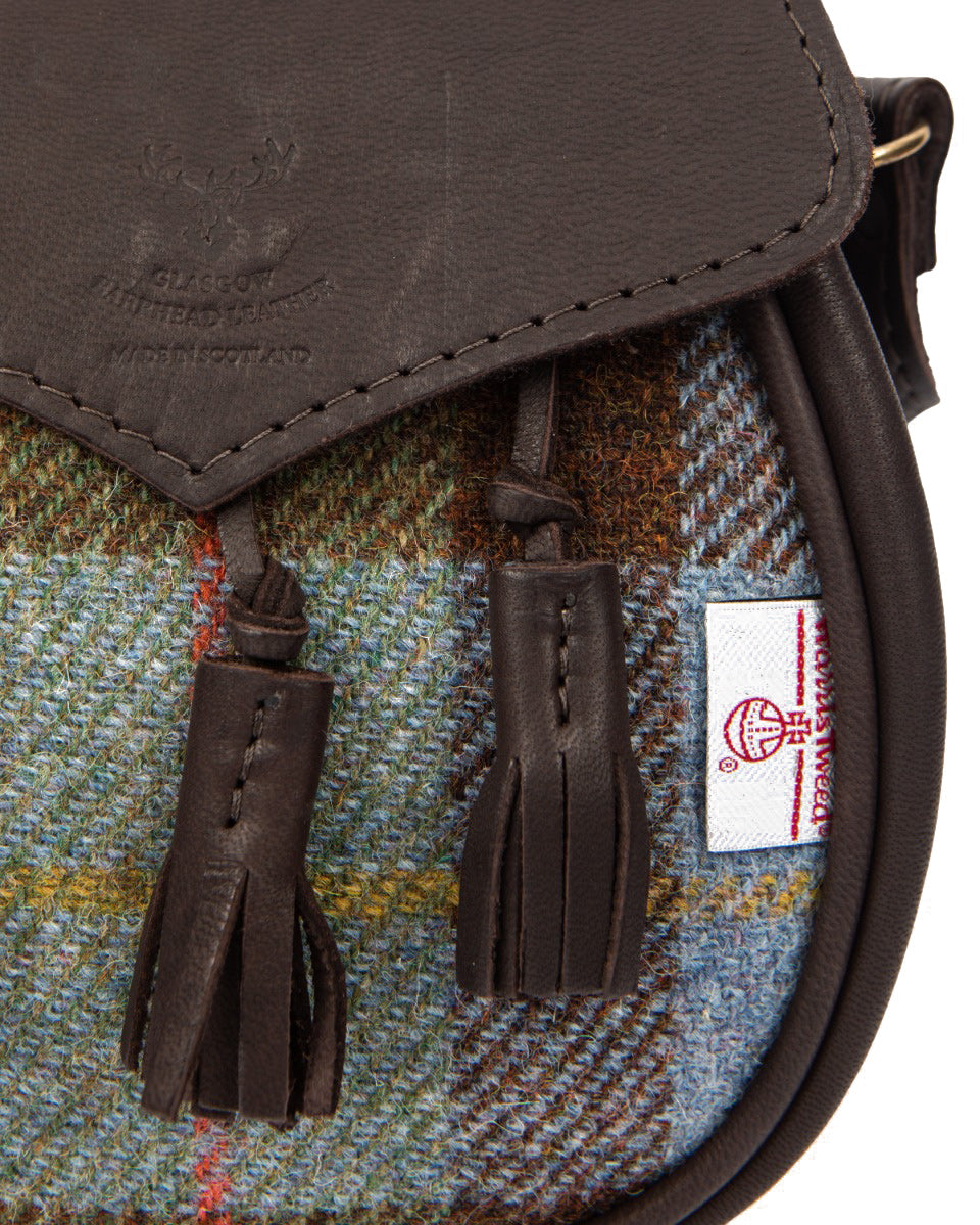 Hunting Macleod Harris Tweed & Deerskin Leather Sporran Cross Body Bag