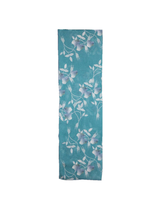 Jacobite Rose Silk Scarf