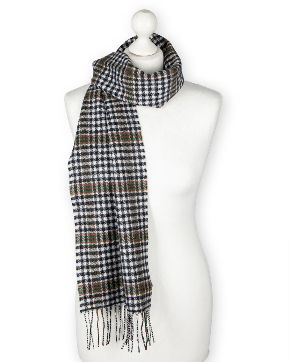 Bowhill Burns Check Lambswool Scarf