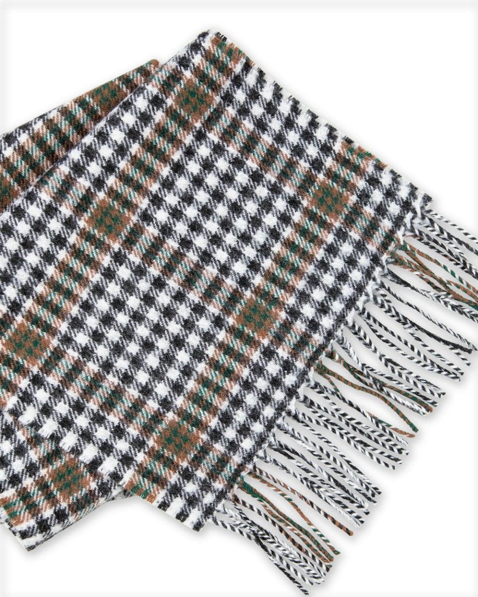 Bowhill Burns Check Lambswool Scarf