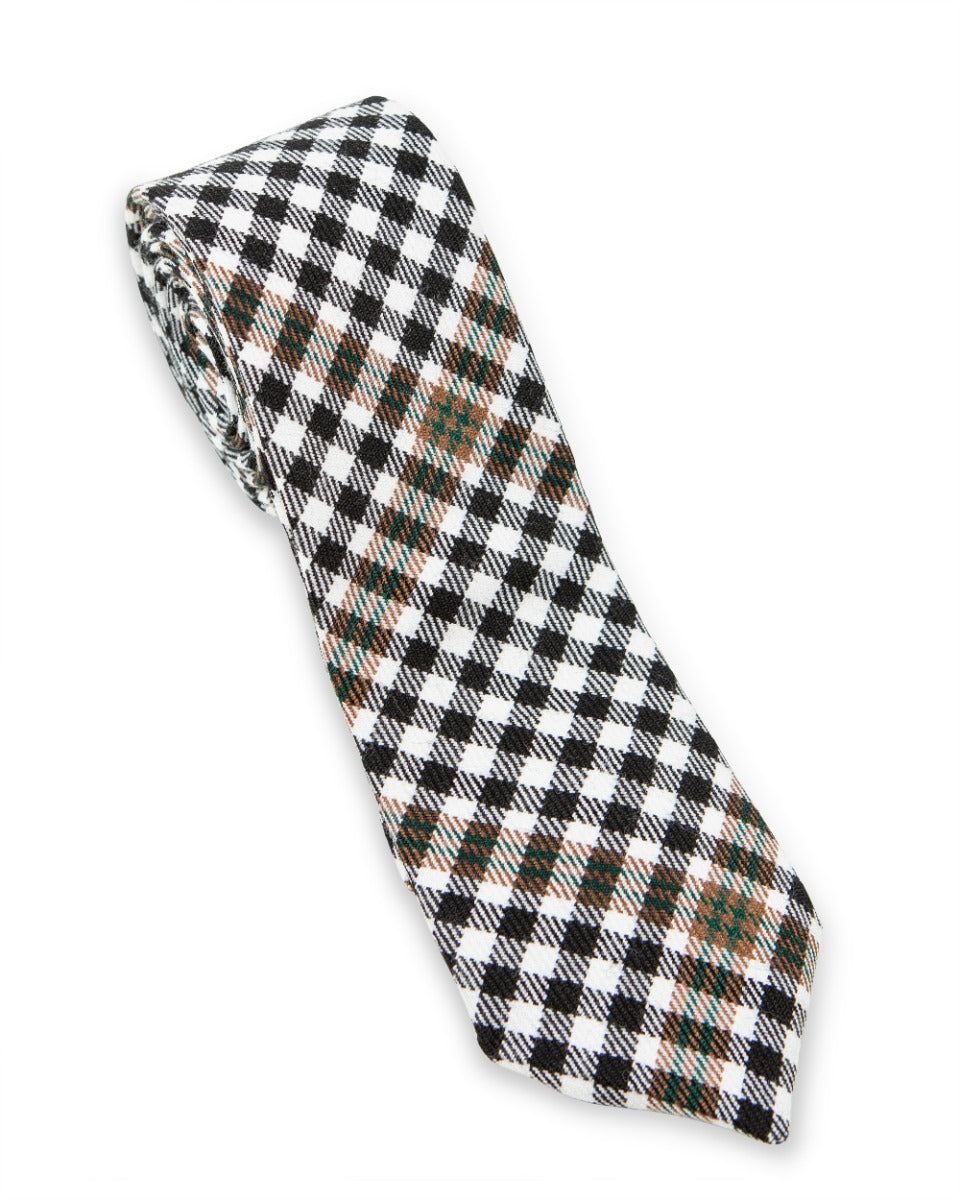 Bowhill Burns Check Tartan Tie