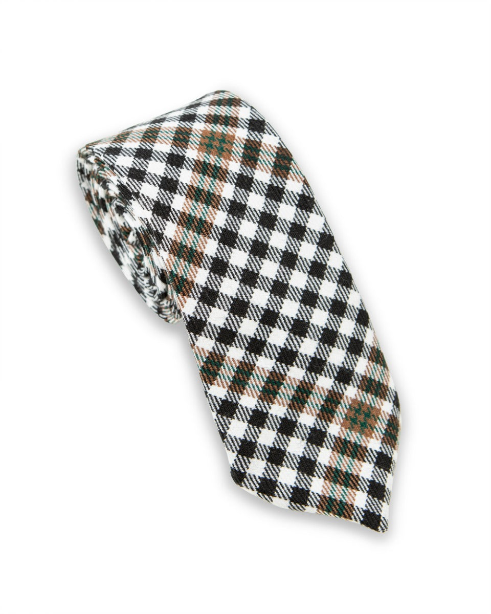 Bowhill Burns Check Tartan Tie