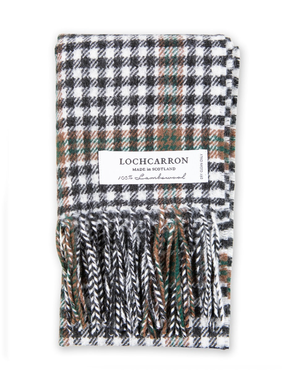 Bowhill Burns Check Lambswool Scarf