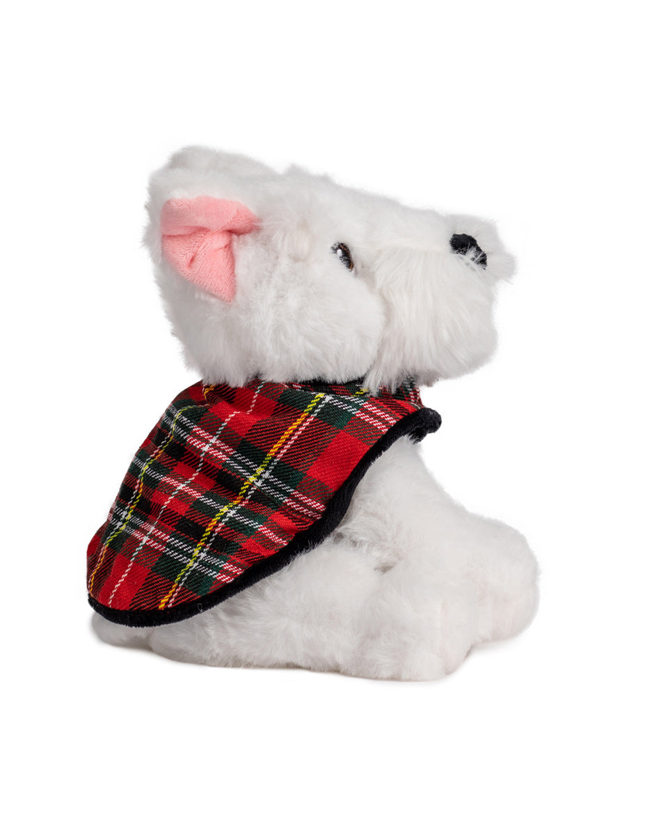 White Westie Dog Soft Toy - 100% Recycled