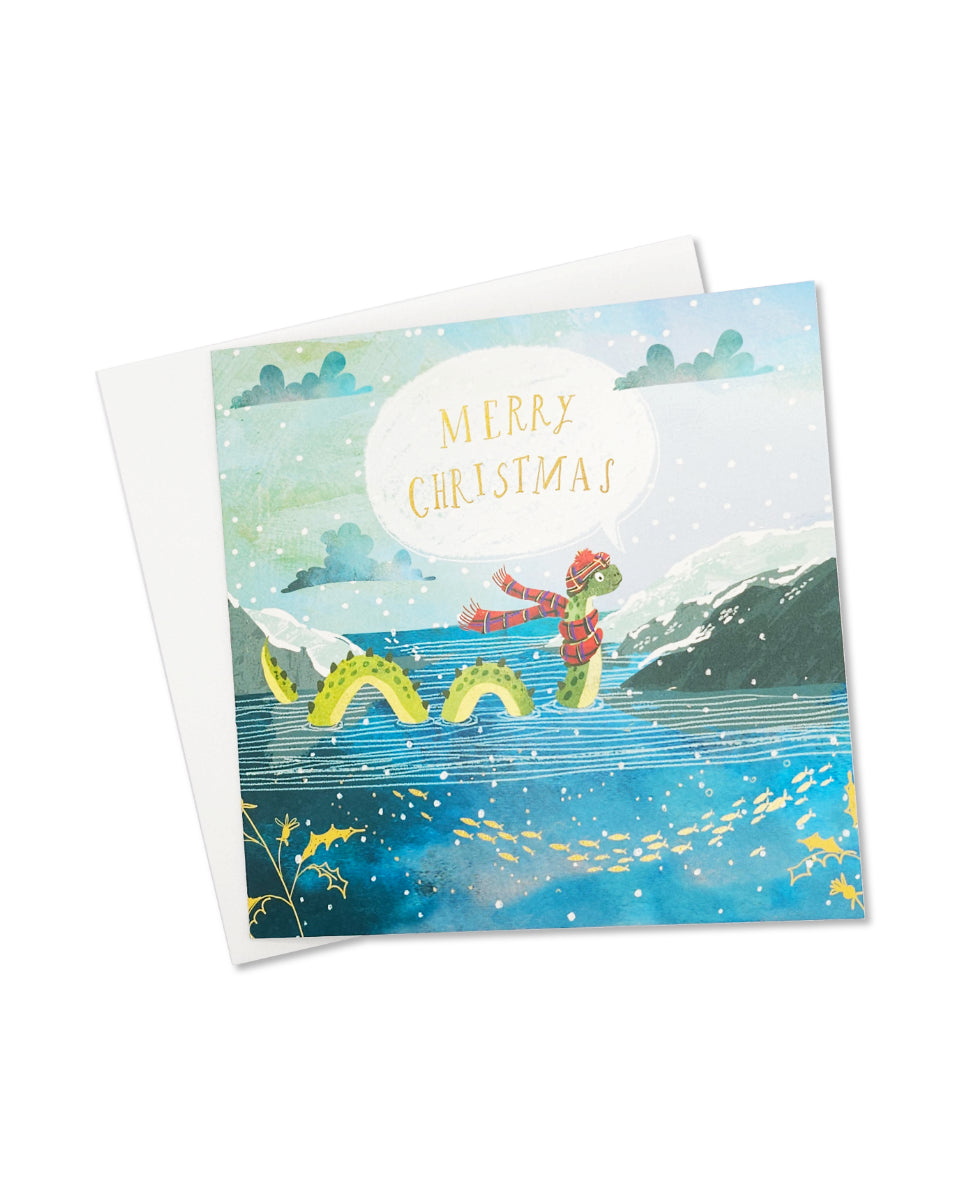 Nessie Christmas Cards Pack of 8