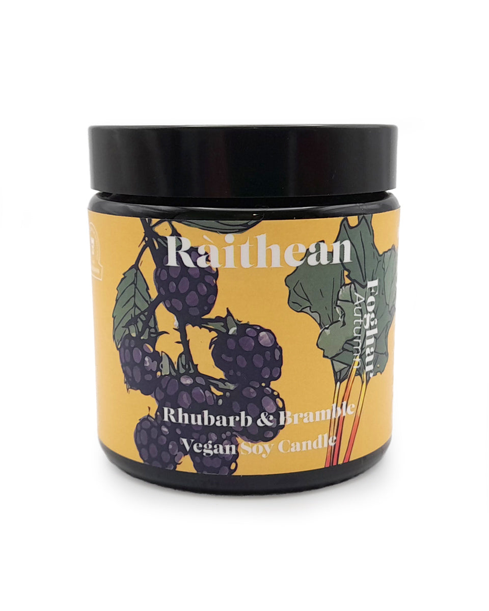 Ràithean Autumn Candle - Rhubarb & Bramble