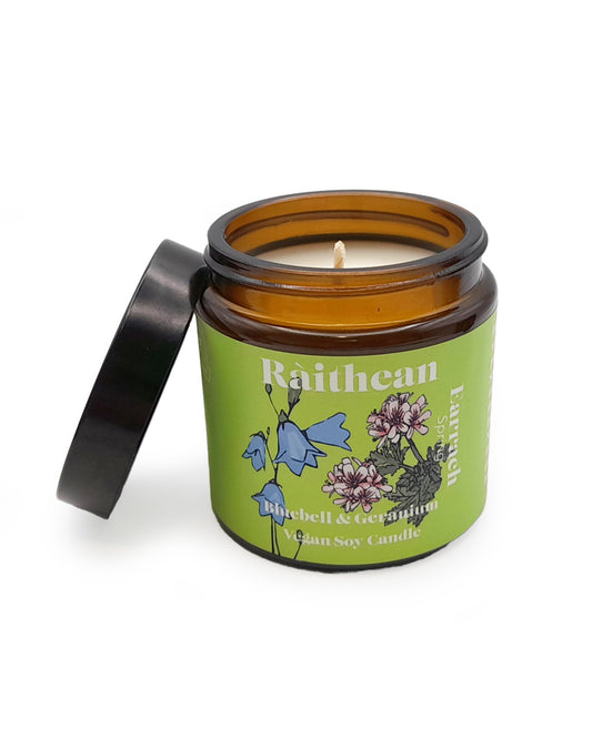 Ràithean Spring Candle - Bluebell & Geranium