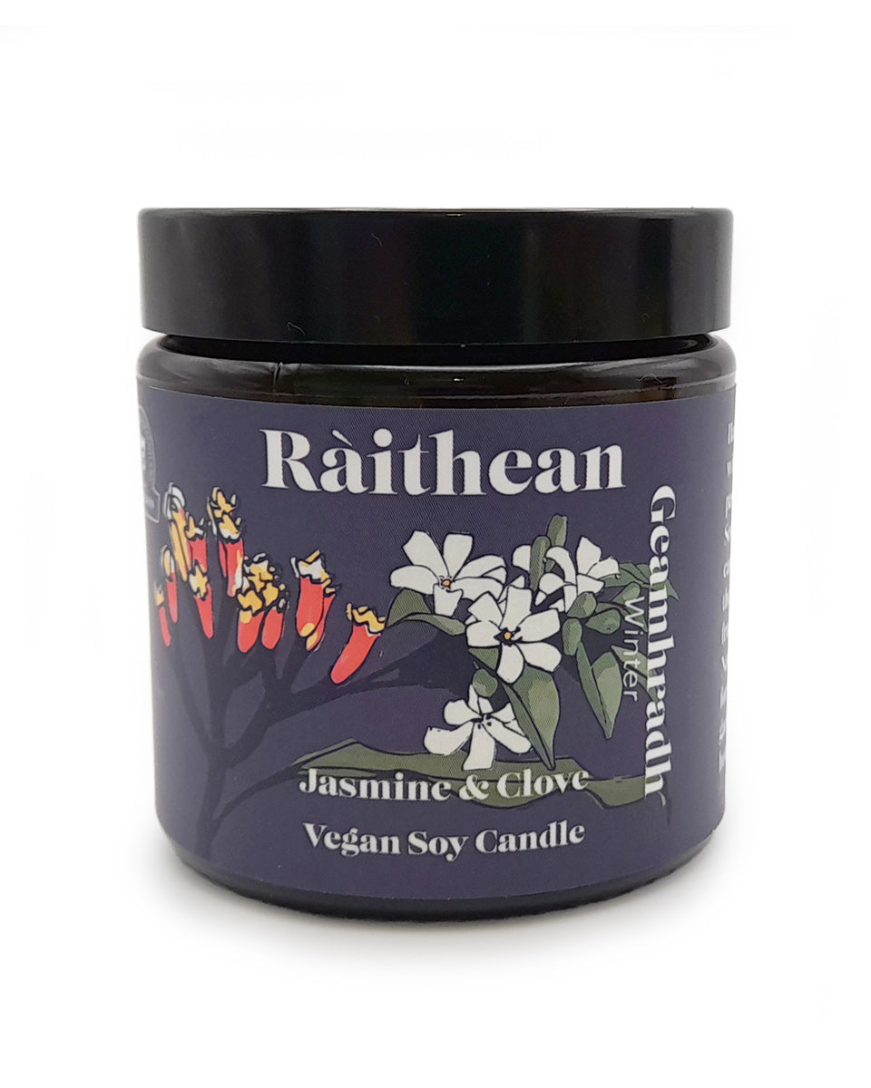 Ràithean Winter Vegan Soy Candle - Jasmine & Clove