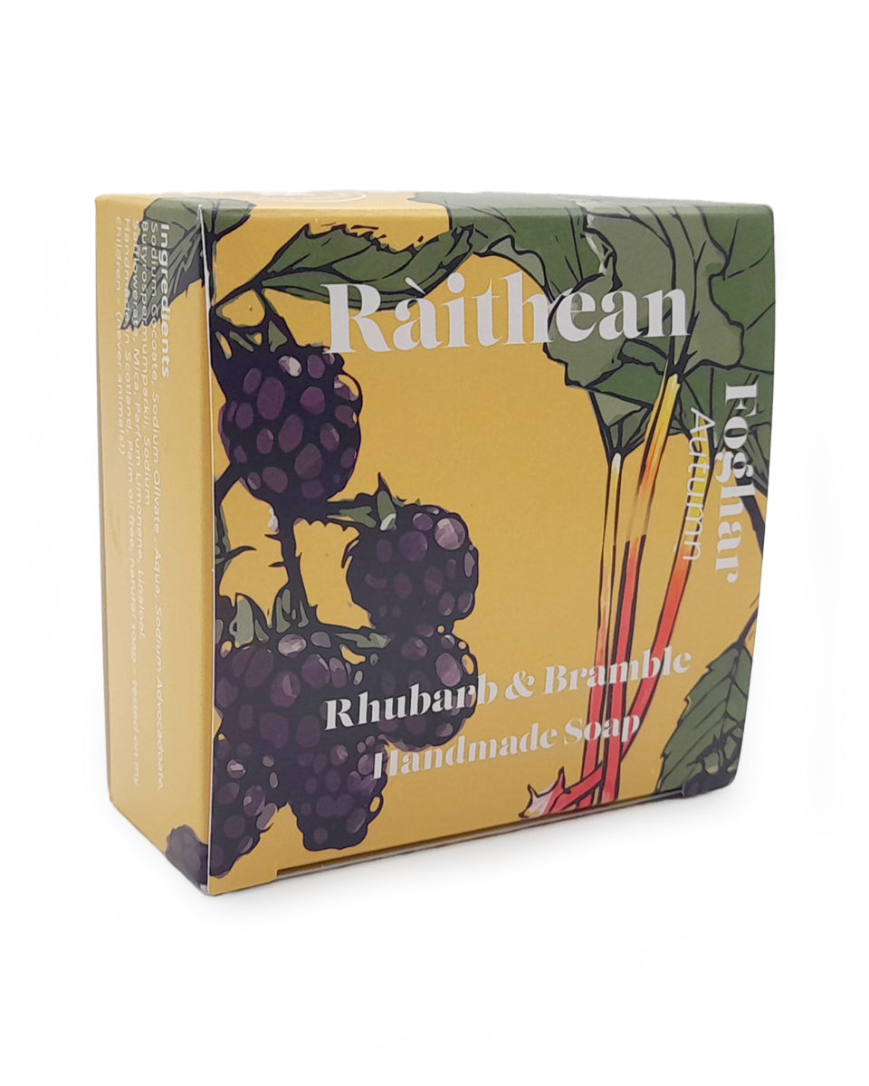 Ràithean Autumn Natural Soap - Rhubarb & Bramble