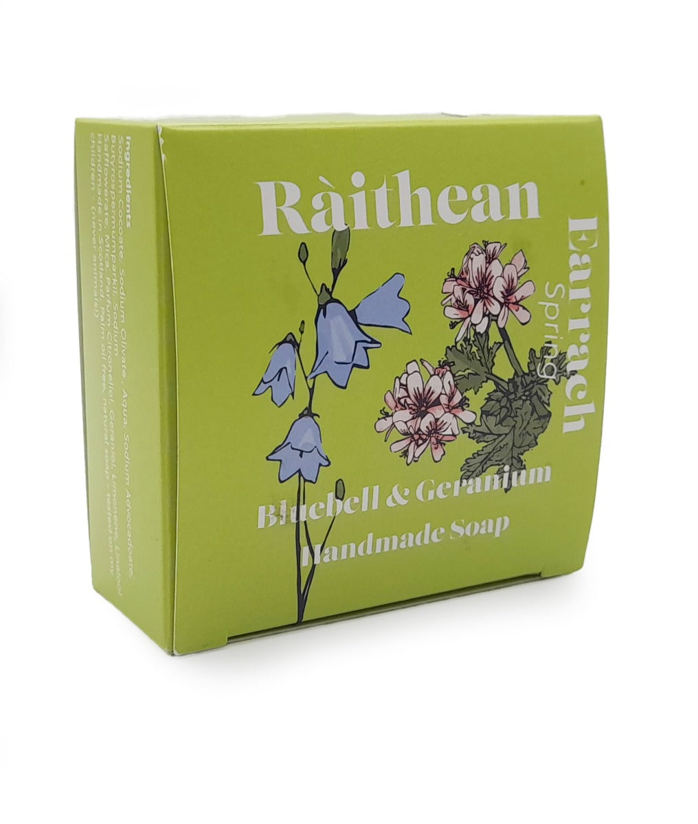 Ràithean Spring Natural Soap - Bluebell & Geranium