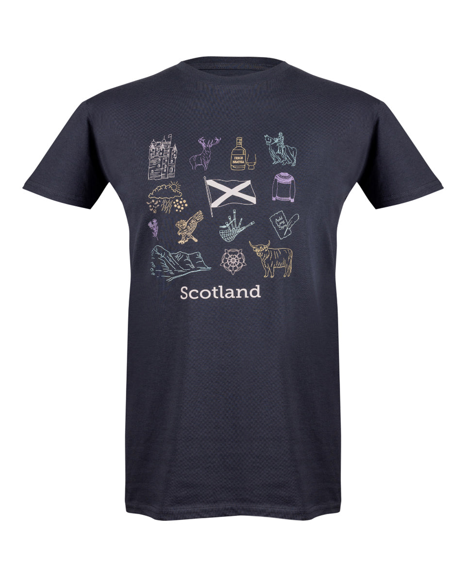 Scotland Icons T-shirt
