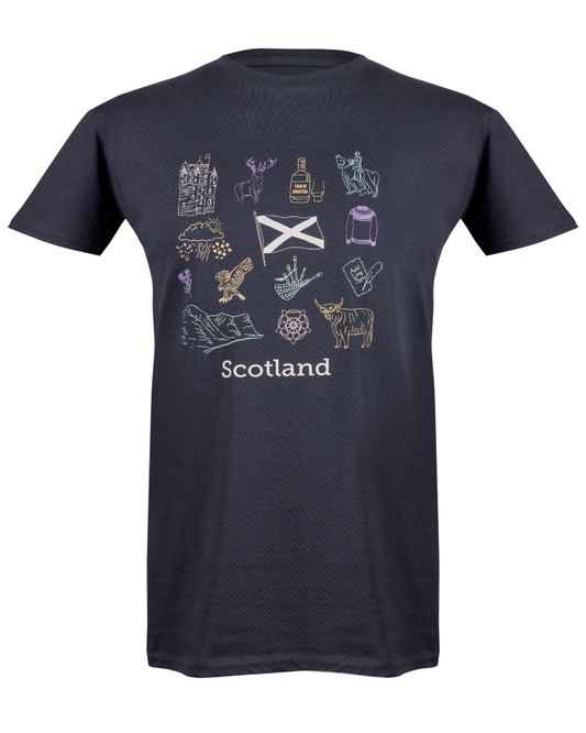 Scotland Icons T-shirt